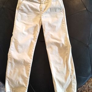 Boys Tech Fabric Khaki Uniform Pants